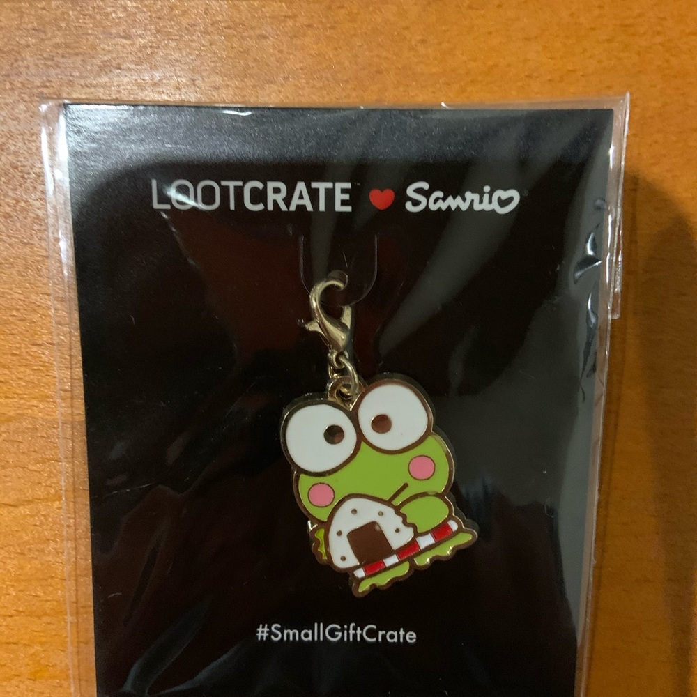 NWT Sanrio Keroppi Frog 1” clip